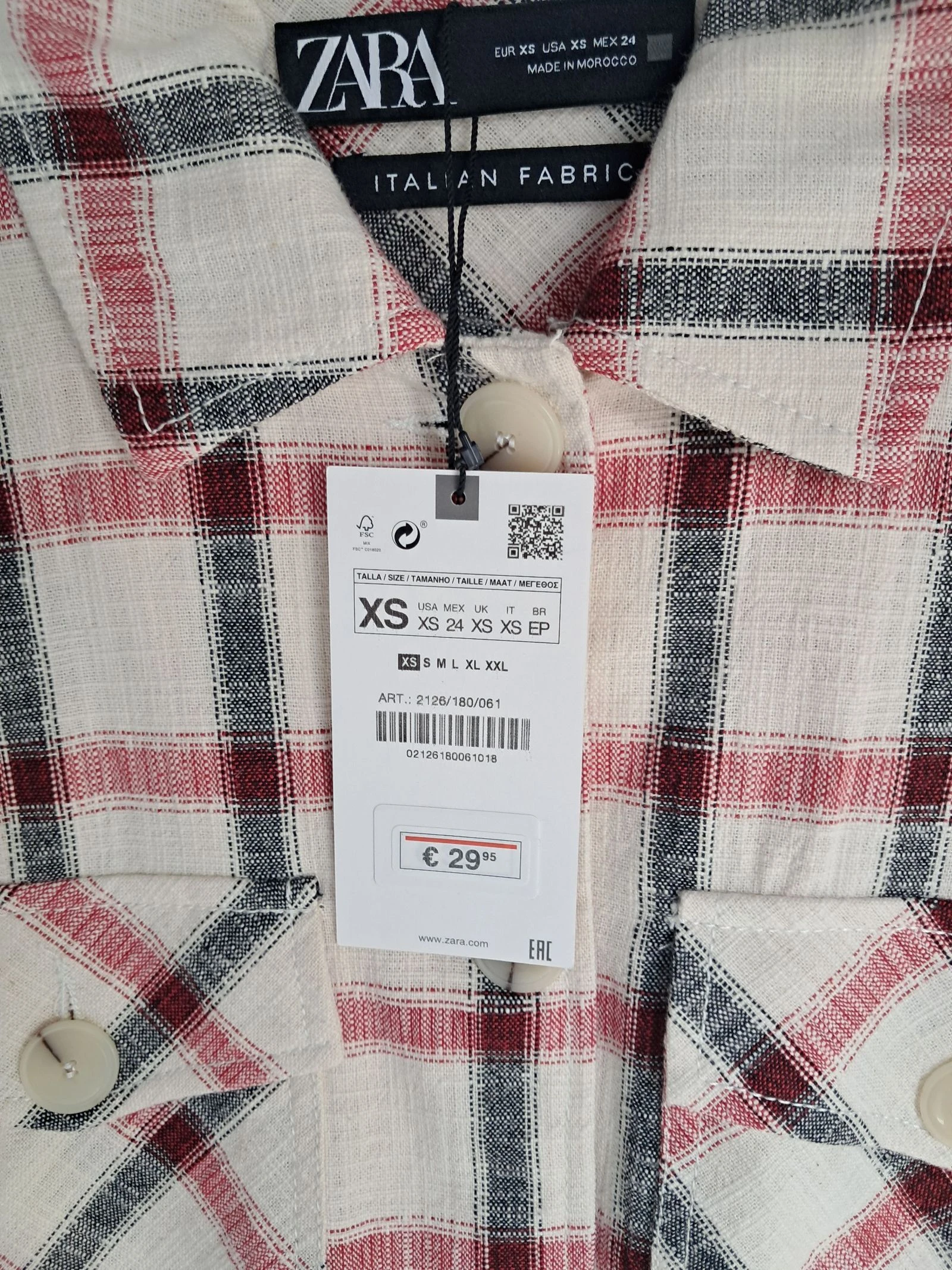 Lichte jas zara maat XS – photo 4